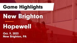 New Brighton  vs Hopewell  Game Highlights - Oct. 9, 2023