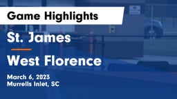St. James  vs West Florence  Game Highlights - March 6, 2023