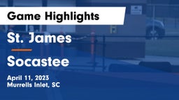 St. James  vs Socastee  Game Highlights - April 11, 2023