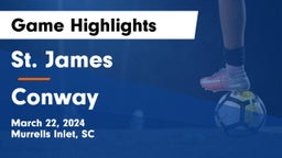 St. James  vs Conway  Game Highlights - March 22, 2024