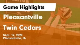 Pleasantville  vs Twin Cedars Game Highlights - Sept. 12, 2020
