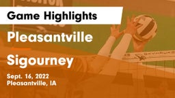 Pleasantville  vs Sigourney  Game Highlights - Sept. 16, 2022