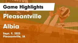Pleasantville  vs Albia  Game Highlights - Sept. 9, 2023
