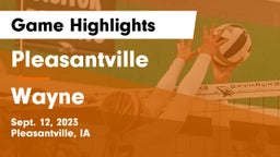 Pleasantville  vs Wayne  Game Highlights - Sept. 12, 2023