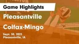 Pleasantville  vs Colfax-Mingo  Game Highlights - Sept. 30, 2023