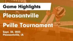 Pleasantville  vs Pville Tournament Game Highlights - Sept. 30, 2023