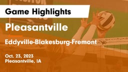 Pleasantville  vs Eddyville-Blakesburg-Fremont Game Highlights - Oct. 23, 2023
