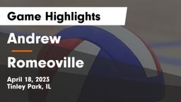 Andrew  vs Romeoville  Game Highlights - April 18, 2023