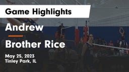 Andrew  vs Brother Rice  Game Highlights - May 25, 2023