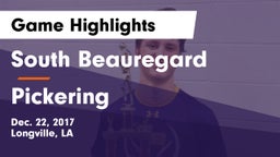 South Beauregard  vs Pickering Game Highlights - Dec. 22, 2017