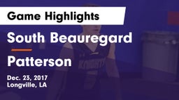 South Beauregard  vs Patterson  Game Highlights - Dec. 23, 2017