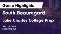 South Beauregard  vs Lake Charles College Prep Game Highlights - Jan. 28, 2020