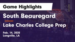 South Beauregard  vs Lake Charles College Prep Game Highlights - Feb. 14, 2020