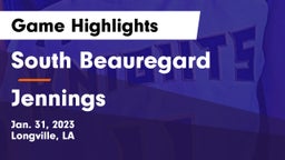 South Beauregard  vs Jennings  Game Highlights - Jan. 31, 2023