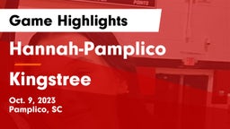 Hannah-Pamplico  vs Kingstree  Game Highlights - Oct. 9, 2023