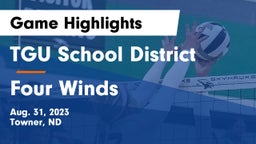 TGU School District vs Four Winds  Game Highlights - Aug. 31, 2023