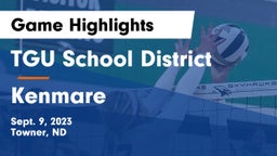 TGU School District vs Kenmare Game Highlights - Sept. 9, 2023