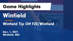 Winfield  vs Winfield Tip Off FZE/Winfield Game Highlights - Dec. 1, 2021