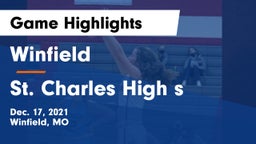 Winfield  vs St. Charles High s Game Highlights - Dec. 17, 2021