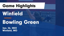 Winfield  vs Bowling Green Game Highlights - Jan. 26, 2022