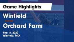 Winfield  vs Orchard Farm  Game Highlights - Feb. 8, 2022