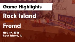 Rock Island  vs Fremd  Game Highlights - Nov 19, 2016