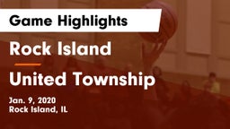 Rock Island  vs United Township Game Highlights - Jan. 9, 2020