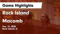 Rock Island  vs Macomb  Game Highlights - Jan. 13, 2020