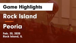 Rock Island  vs Peoria  Game Highlights - Feb. 20, 2020