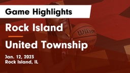 Rock Island  vs United Township Game Highlights - Jan. 12, 2023
