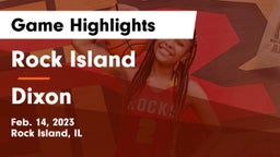 Rock Island  vs Dixon  Game Highlights - Feb. 14, 2023