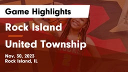 Rock Island  vs United Township Game Highlights - Nov. 30, 2023