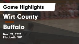 Wirt County  vs Buffalo  Game Highlights - Nov. 21, 2023