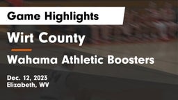 Wirt County  vs Wahama Athletic Boosters Game Highlights - Dec. 12, 2023
