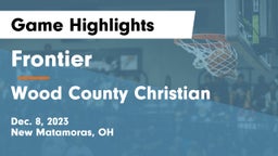 Frontier  vs Wood County Christian Game Highlights - Dec. 8, 2023