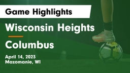 Wisconsin Heights  vs Columbus  Game Highlights - April 14, 2023