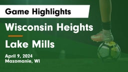 Wisconsin Heights  vs Lake Mills  Game Highlights - April 9, 2024