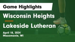 Wisconsin Heights  vs Lakeside Lutheran  Game Highlights - April 18, 2024