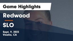 Redwood  vs SLO Game Highlights - Sept. 9, 2023