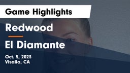 Redwood  vs El Diamante  Game Highlights - Oct. 5, 2023