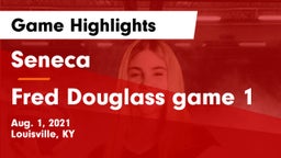 Seneca  vs Fred Douglass game 1 Game Highlights - Aug. 1, 2021
