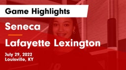Seneca  vs Lafayette Lexington Game Highlights - July 29, 2022