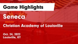 Seneca  vs Christian Academy of Louisville Game Highlights - Oct. 24, 2022