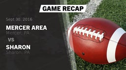 Recap: Mercer Area  vs. Sharon  2016