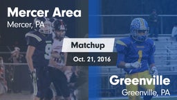 Matchup: Mercer Area vs. Greenville  2016