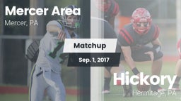 Matchup: Mercer Area vs. Hickory  2017