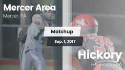 Matchup: Mercer Area vs. Hickory  2016