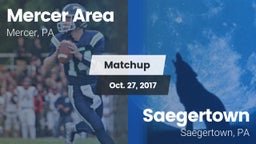 Matchup: Mercer Area vs. Saegertown  2017