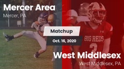 Matchup: Mercer Area vs. West Middlesex   2020