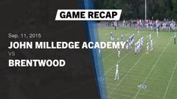 Recap: John Milledge Academy  vs. Brentwood  2015